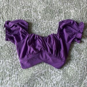 Amazon Purple Women's Crop Top